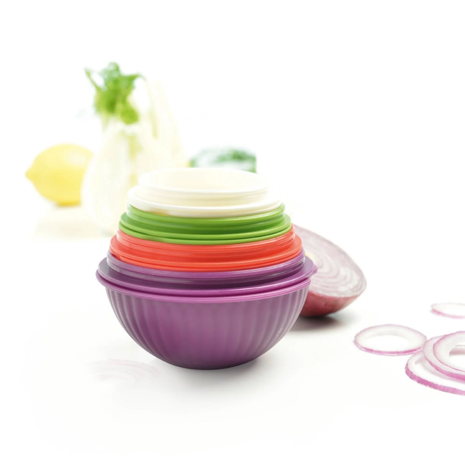 Boîtes de conservation pour petits aliments - Lot de 4 - Image 3