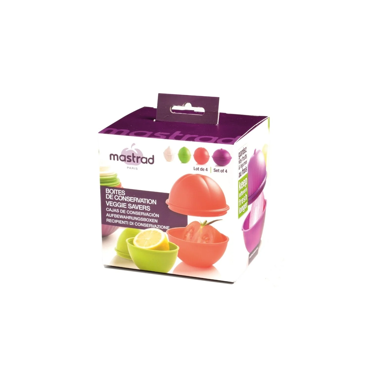 Boîtes de conservation pour petits aliments - Lot de 4 - Image 8
