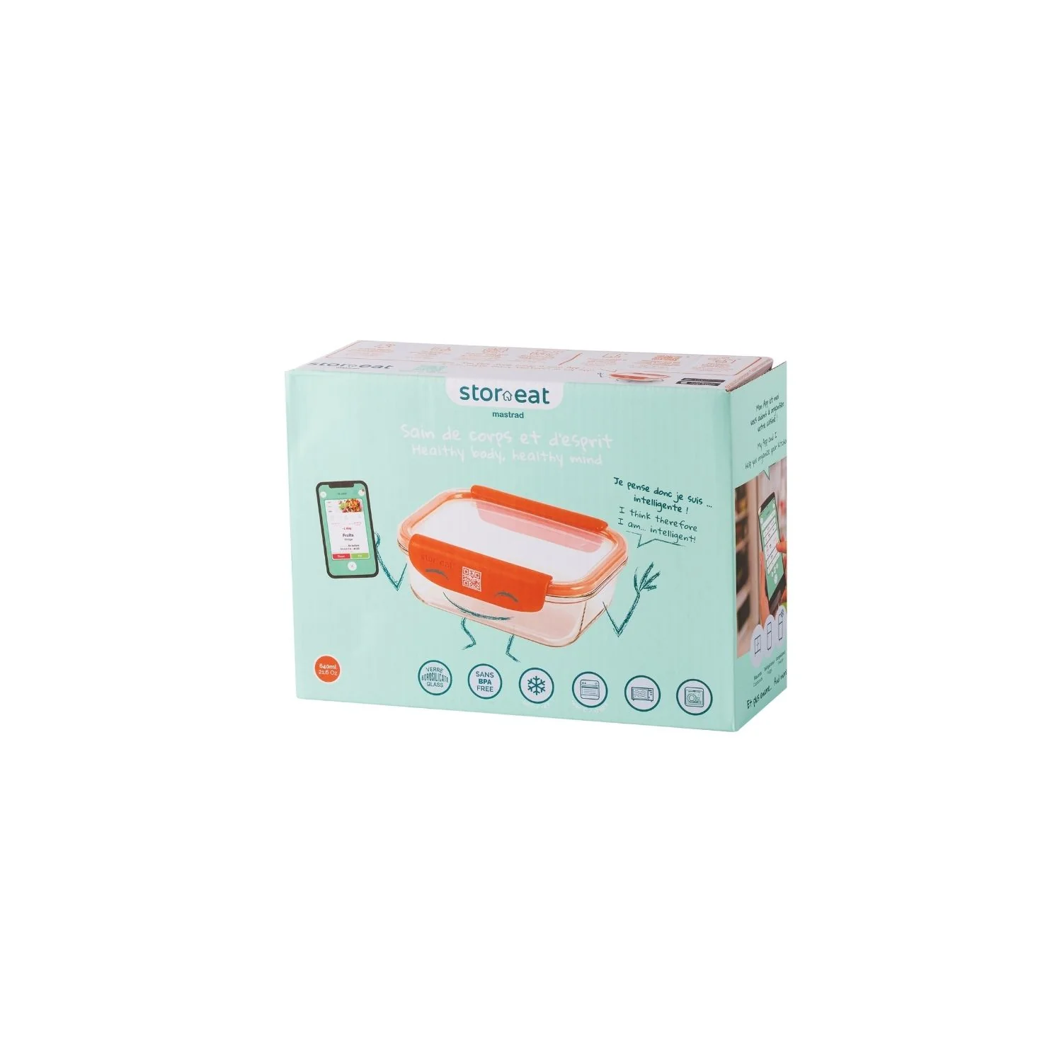 Boîte de conservation rectangulaire en verre - Connectées - Stor'eat - Image 11