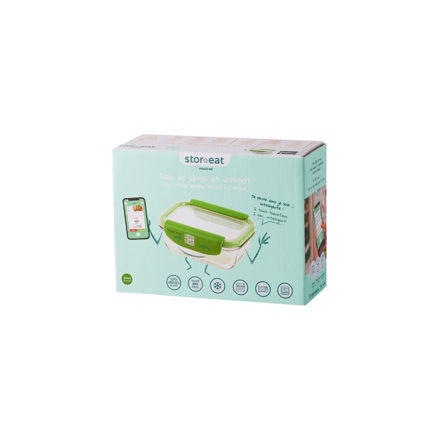 Boîte de conservation rectangulaire en verre - Connectées - Stor'eat - Image 9