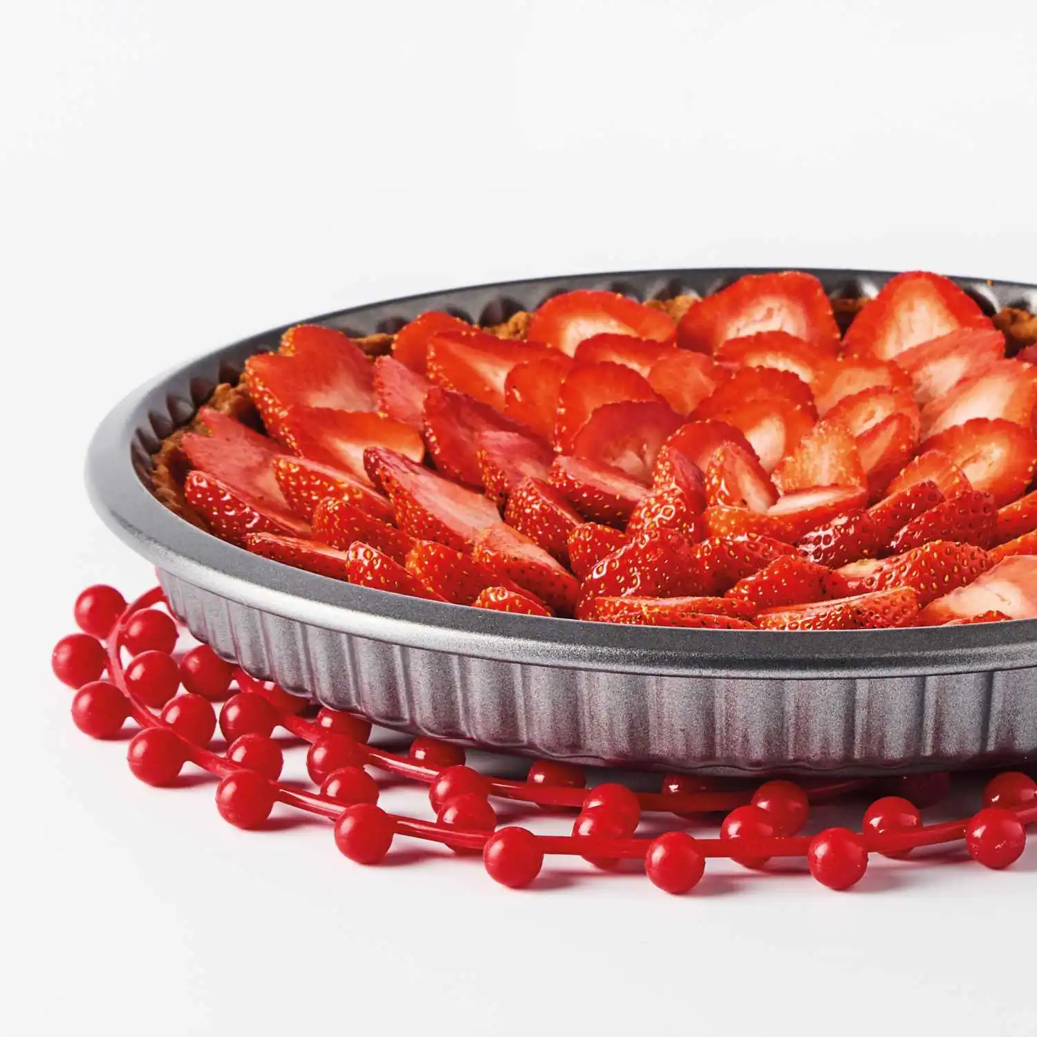 Chaîne de cuisson - Fond de tarte - Silicone - Rouge - Image 5