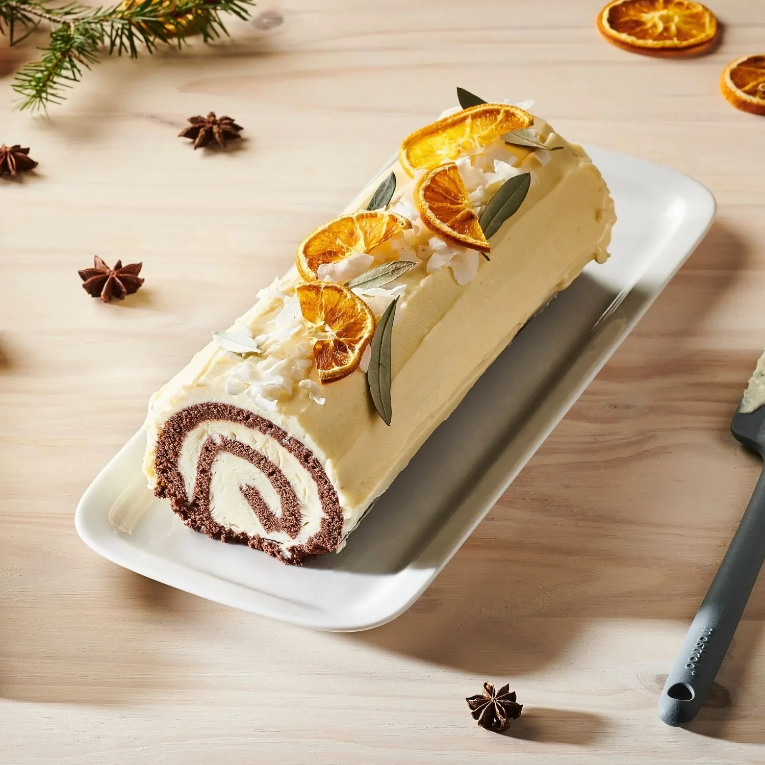 Coffret gâteau roulé et bûche de Noël - Image 4