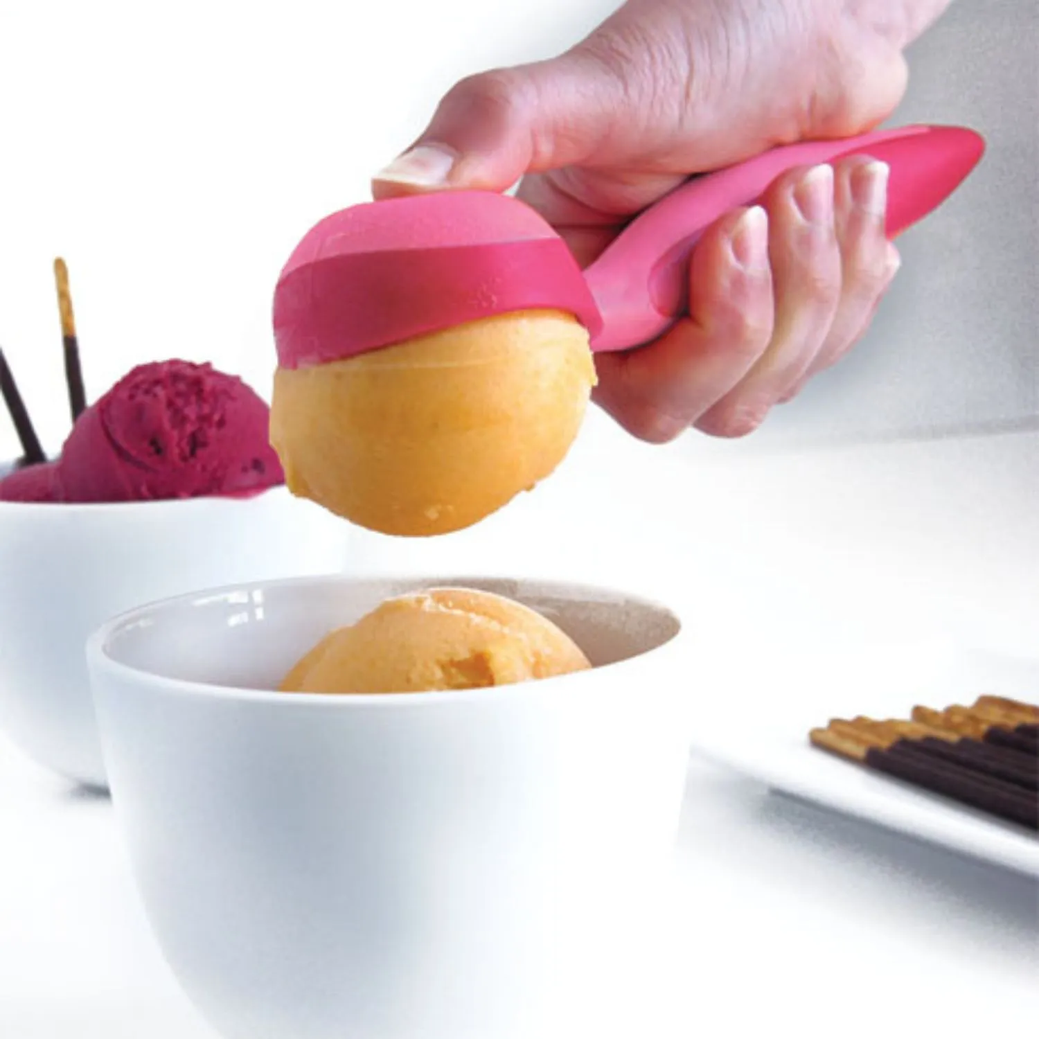 Cuillère à glace - Fond souple pour démoulage facile - Image 3