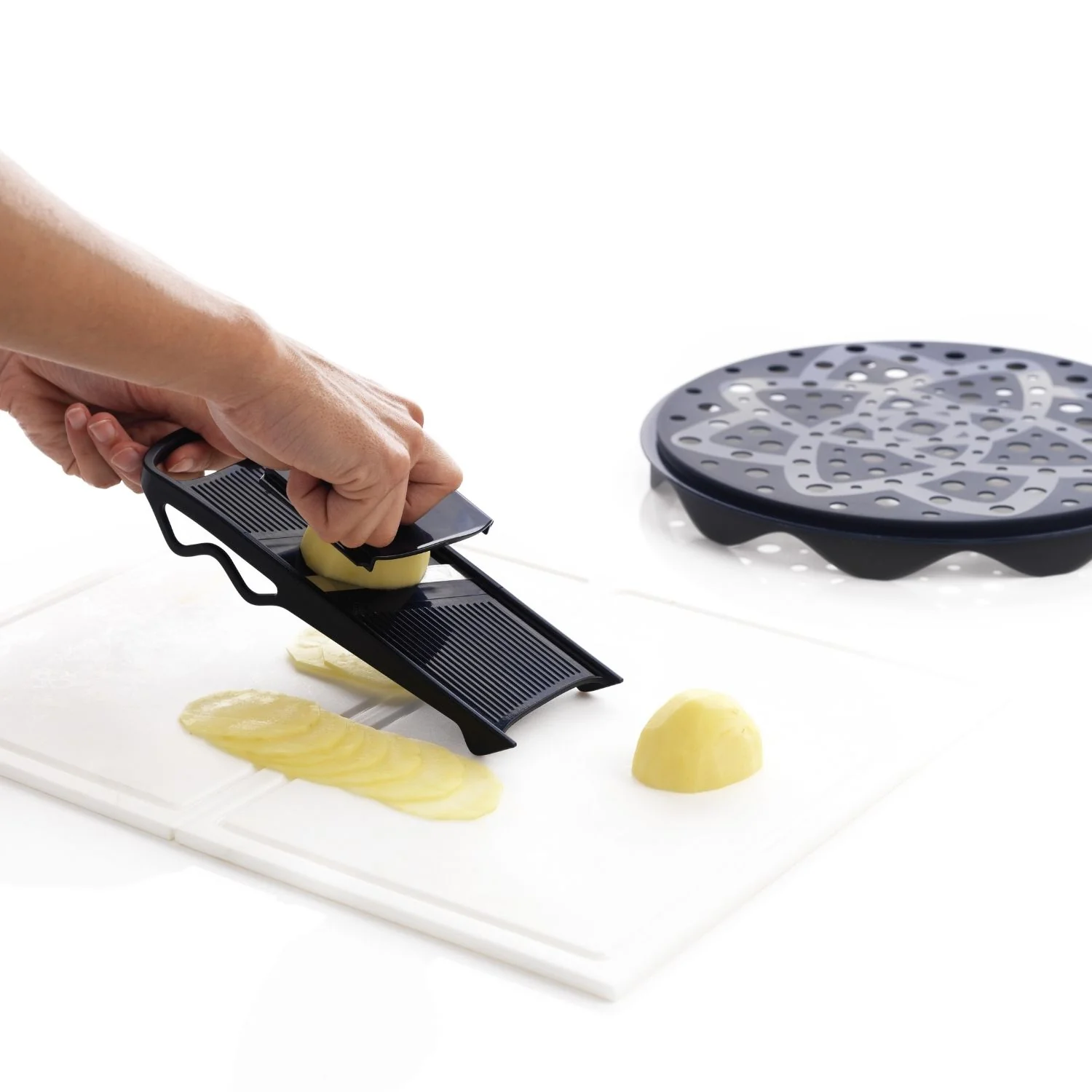 Kit Cuit-chips au micro-ondes Healthy - 1 plateau et 1 mandoline - Topchips - Image 4