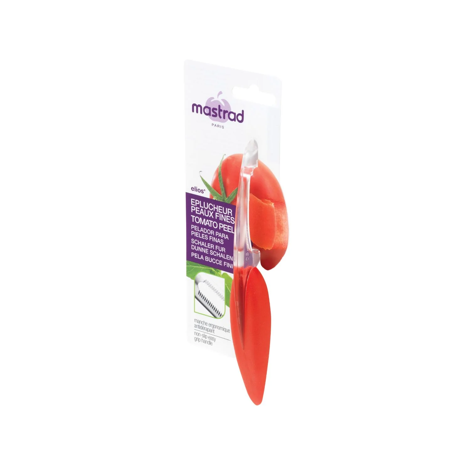Éplucheur à Peaux Fines et à Tomates - Lame dentelée - Elios - Image 4