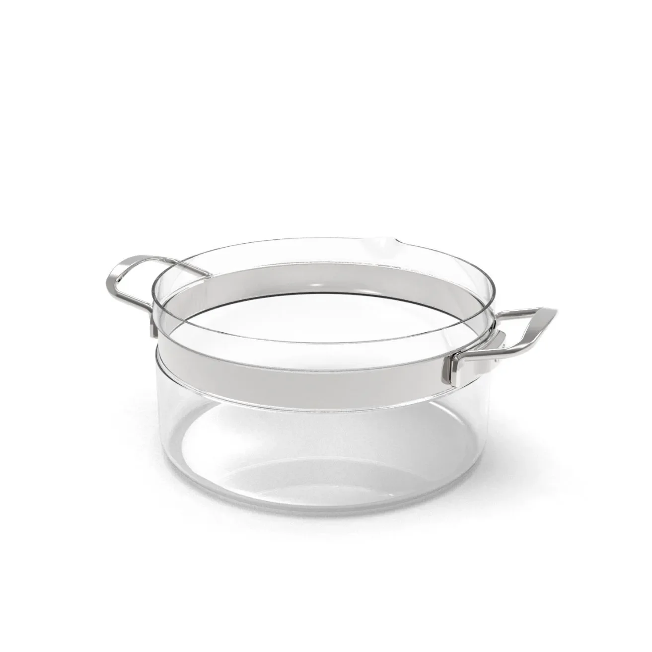 Faitout en verre avec couvercle - 4,2L - Image 5