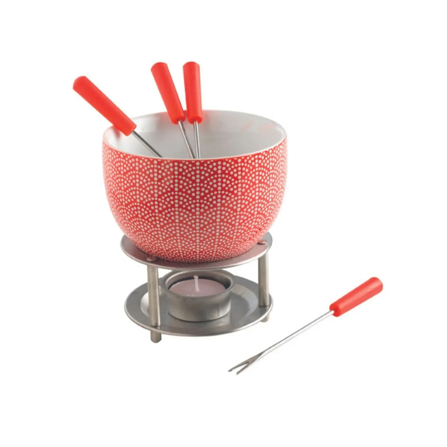 Fondue au chocolat à la bougie - 4 piques - Image 6