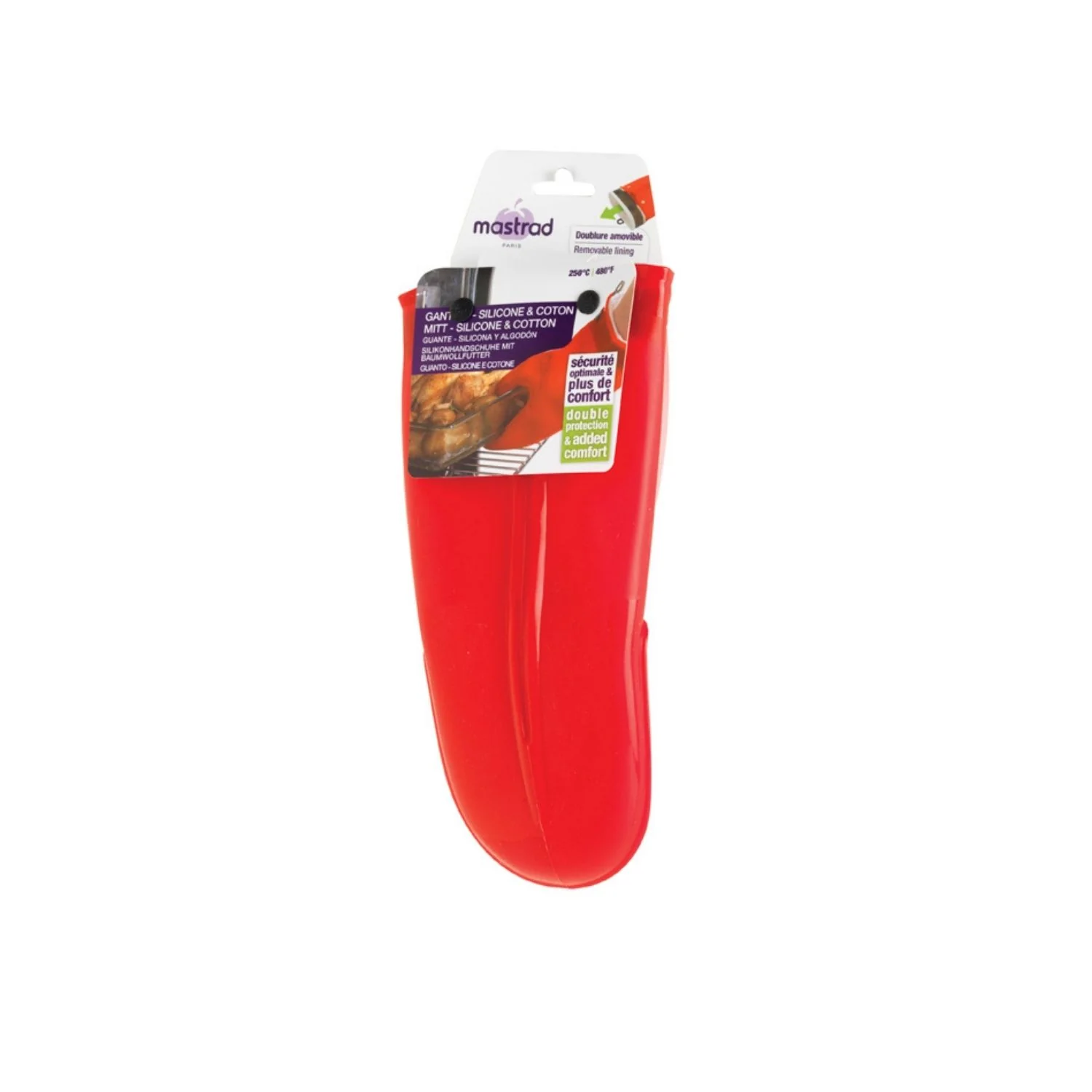 Gant de cuisine en silicone et coton - Image 8