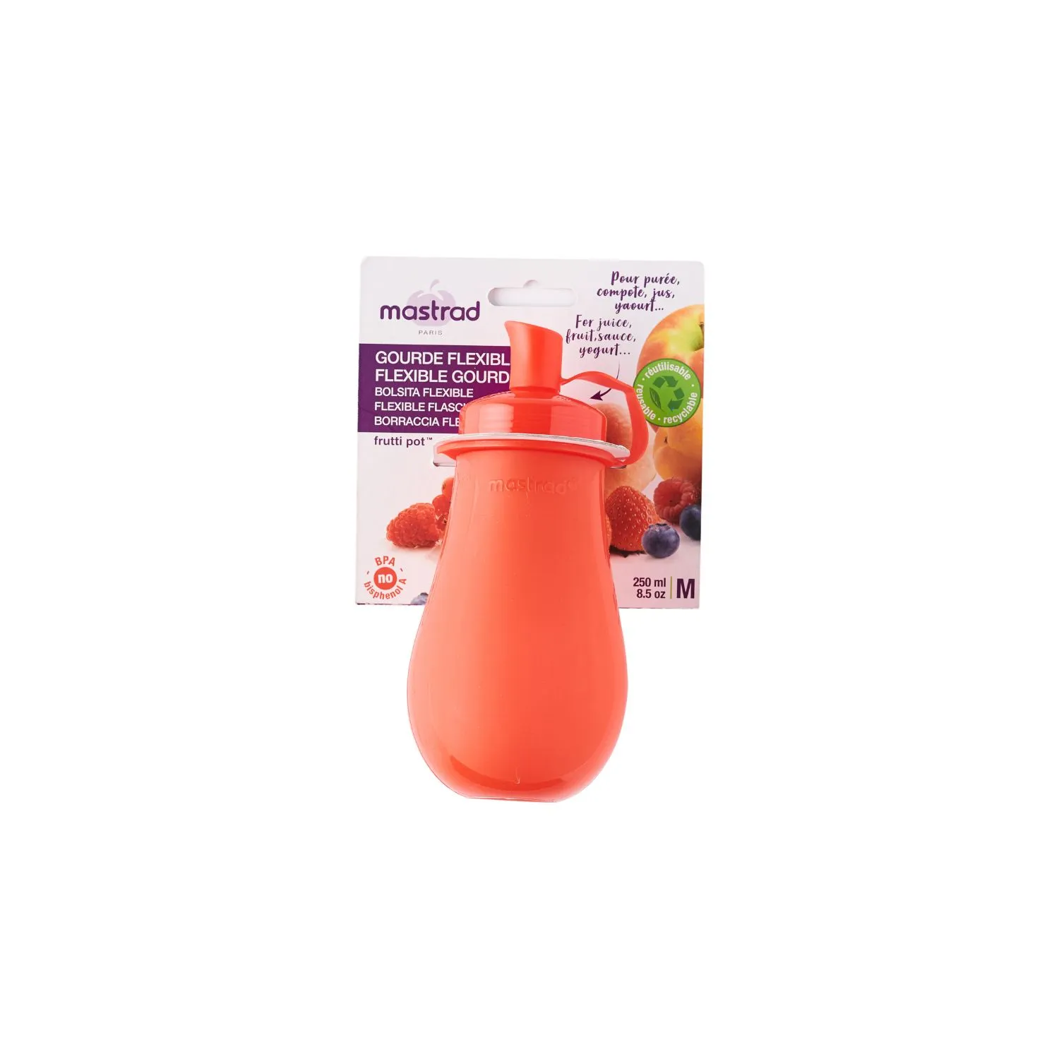 Gourde pour compote - Réutilisable - Frutti Pot - Silicone - Image 9