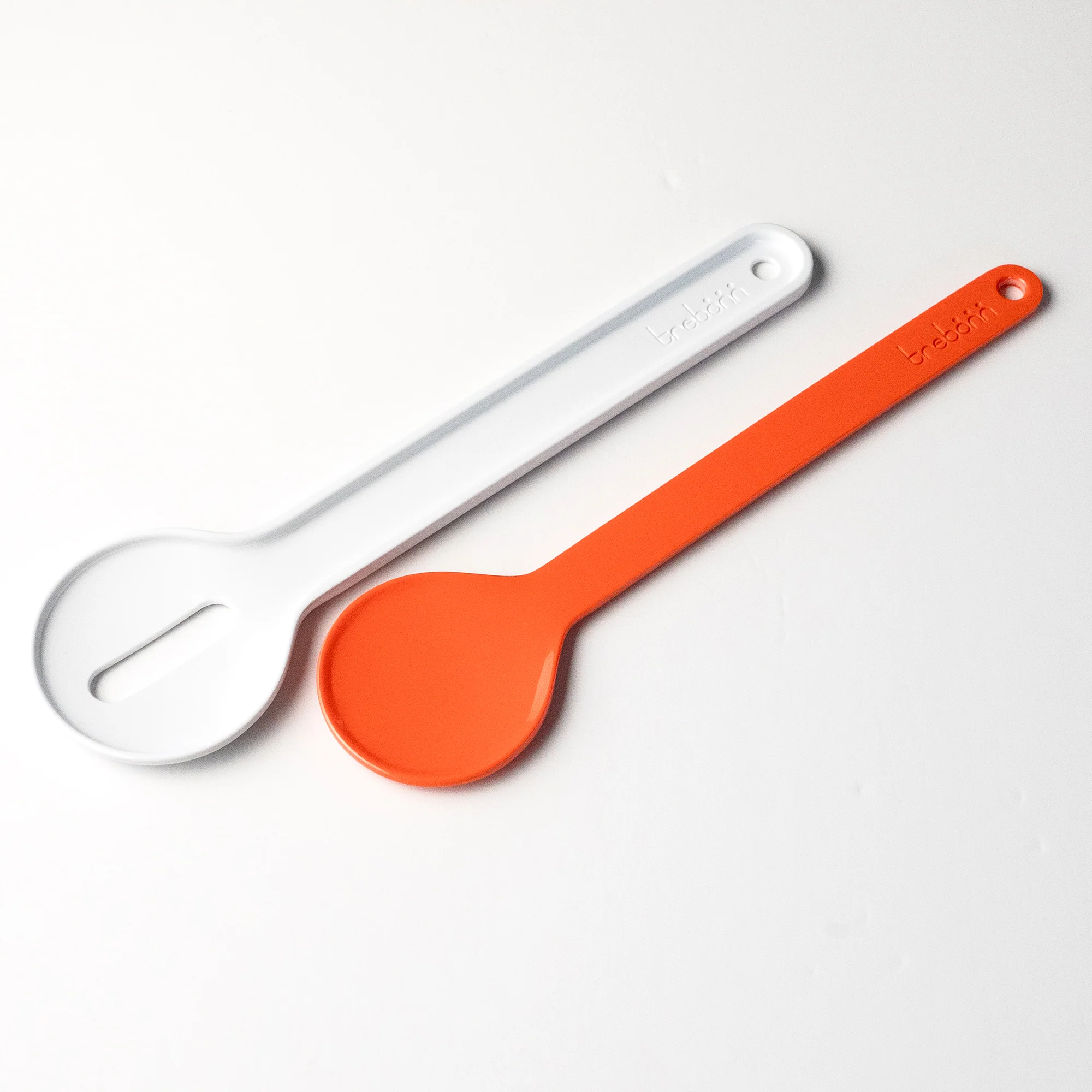 In - Couverts à salade - orange et blanc - Image 3