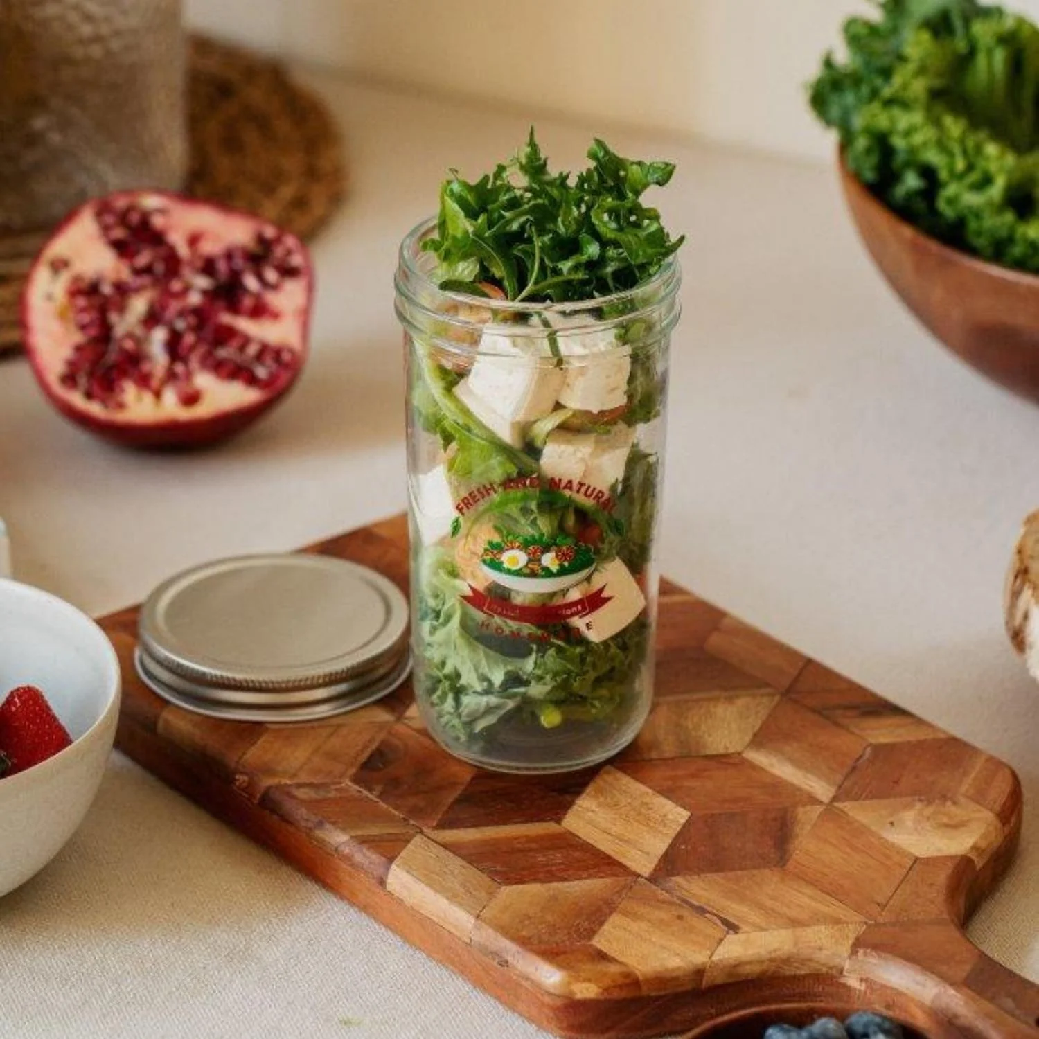 Lunch box en verre avec réservoir étanche - Image 4
