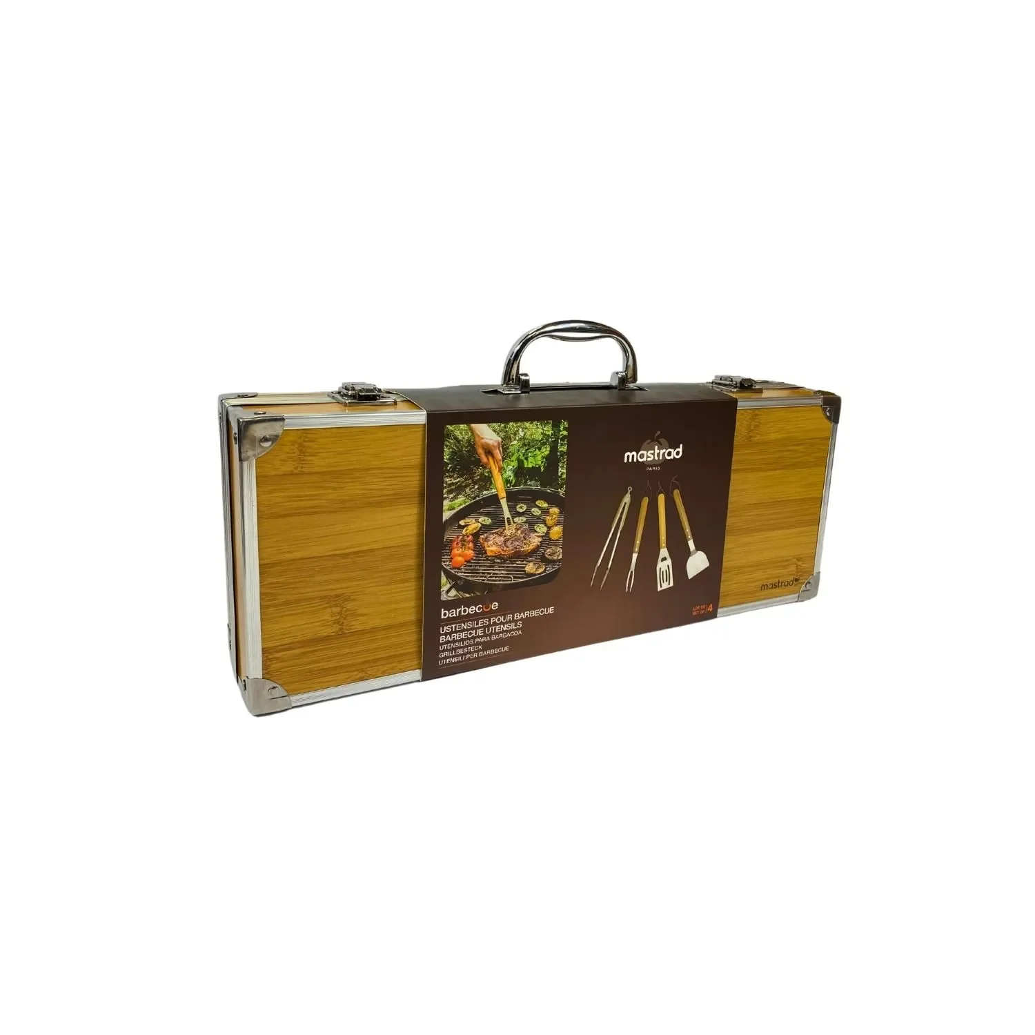 Mallette barbecue - 4 ustensiles - Image 6