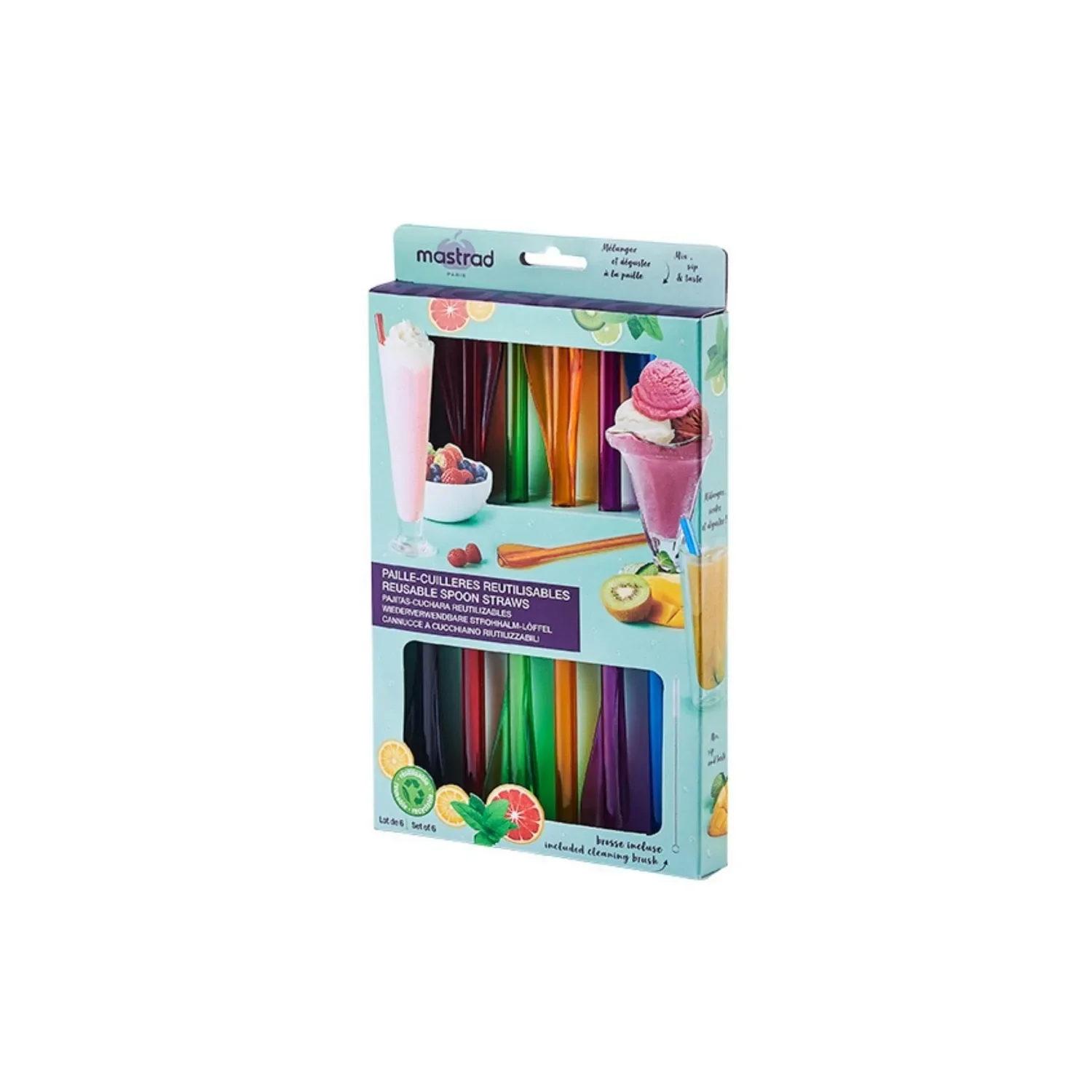 Paille-cuillère réutilisable - Lot de 6 - Image 6