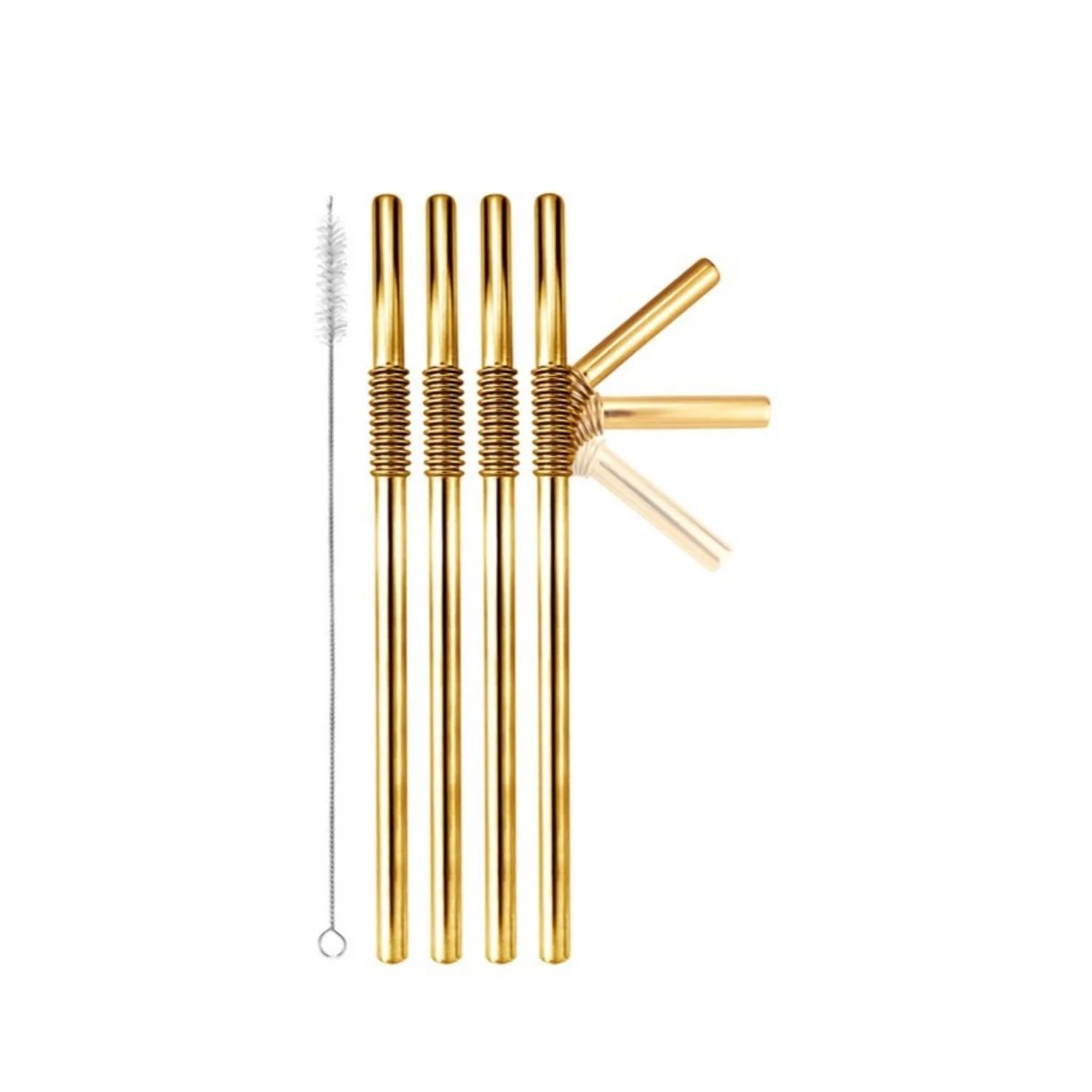 Pailles pliables en acier inoxydable - Image 3