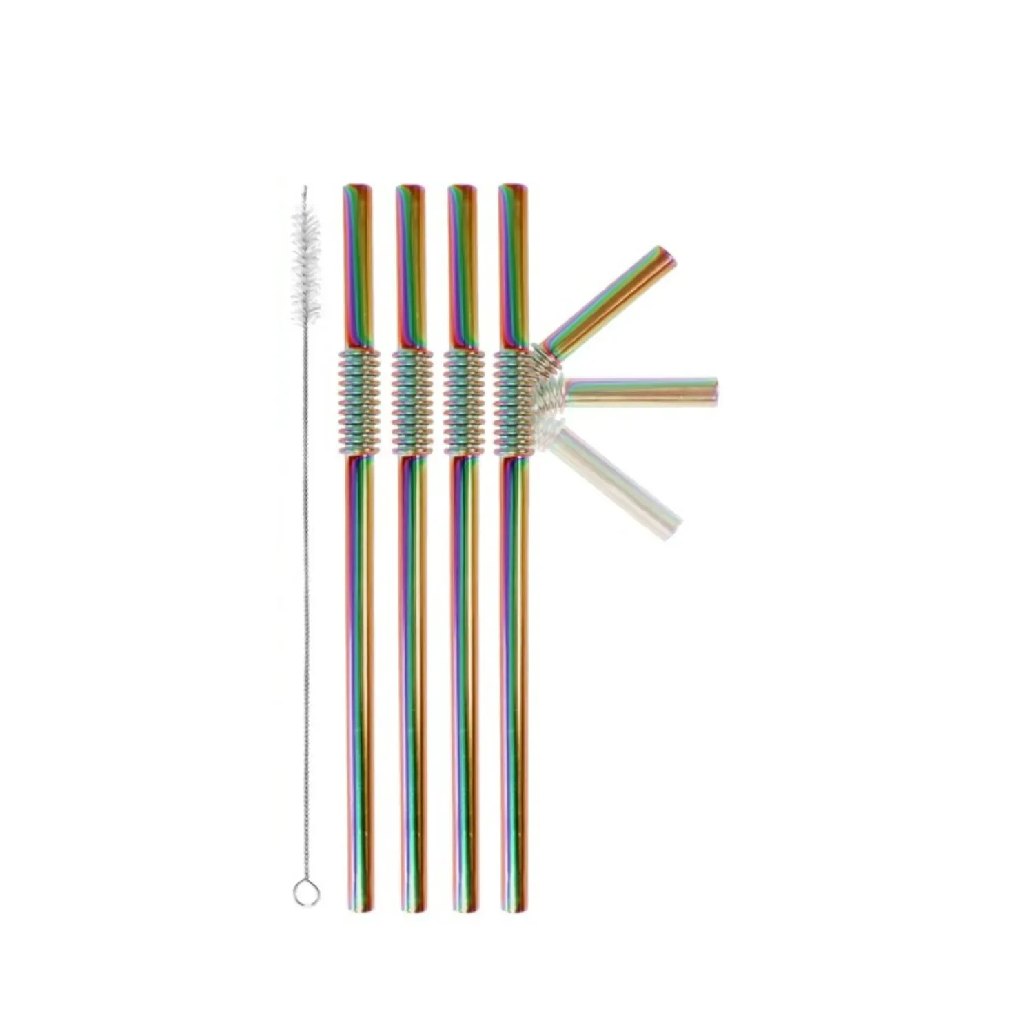 Pailles pliables en acier inoxydable - Image 5