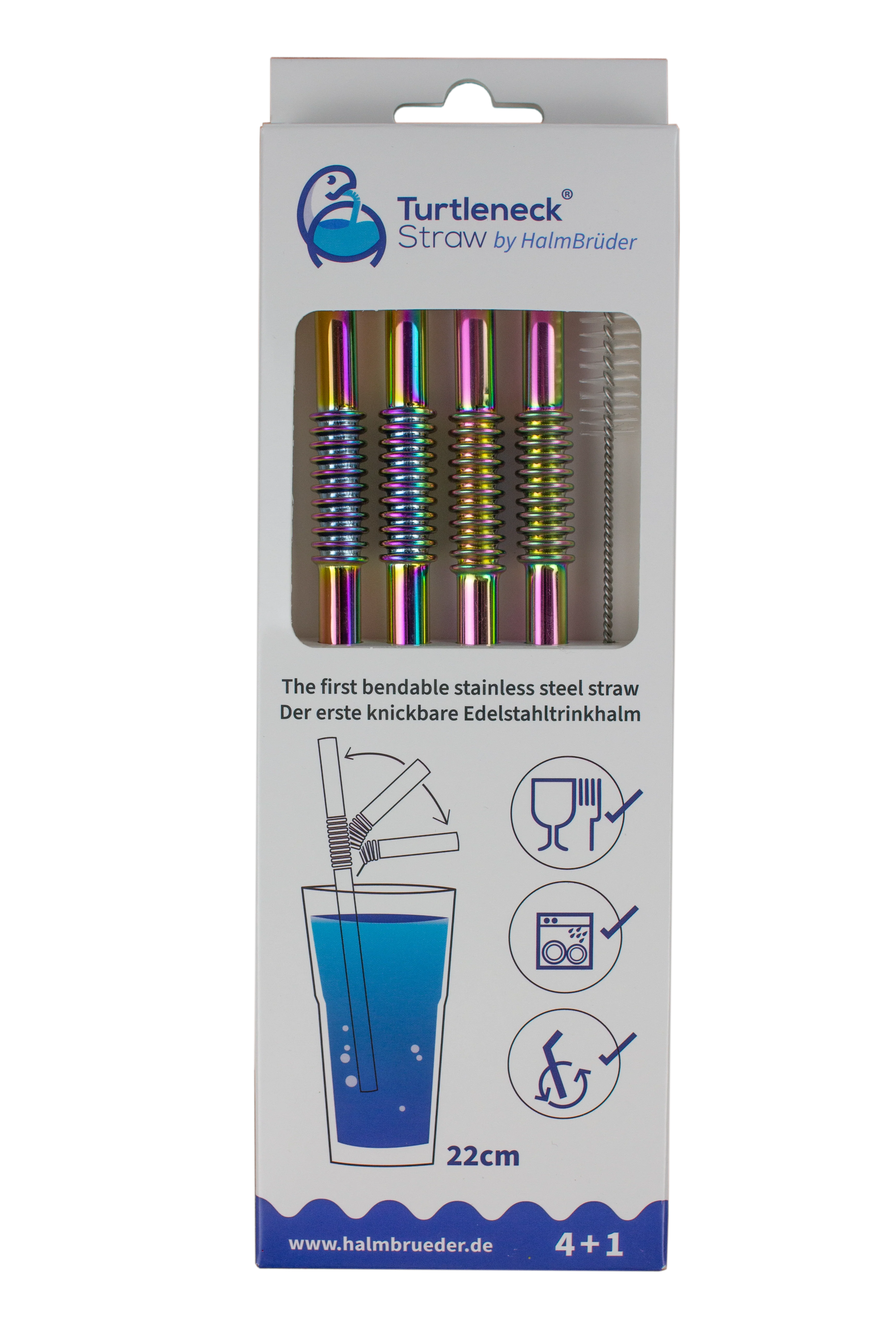Pailles pliables en acier inoxydable - Image 6