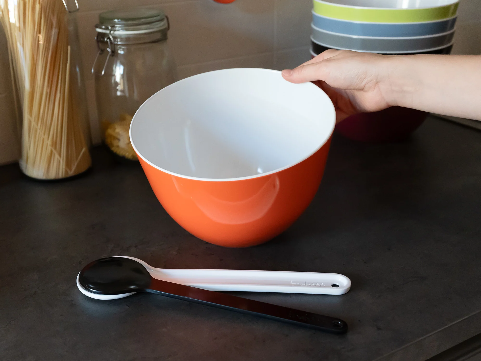 Pile - bol saladier empilable - diam 22cm - s - orange - Image 4