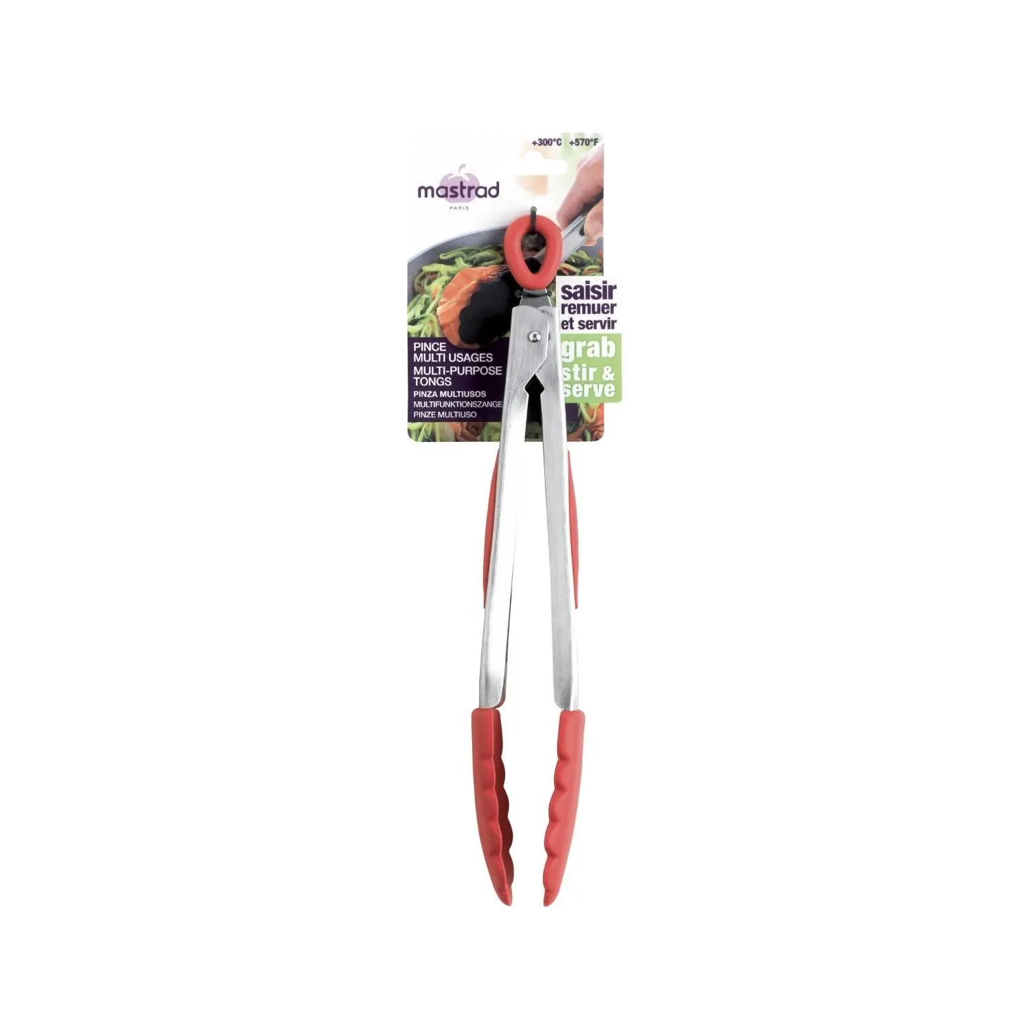 Pince de cuisine - Multi-fonction - Acier et Silicone - Image 9