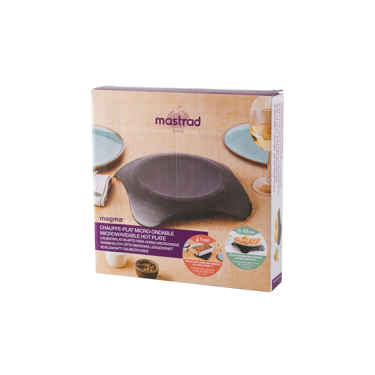 Chauffe plat micro onde noir - Image 9