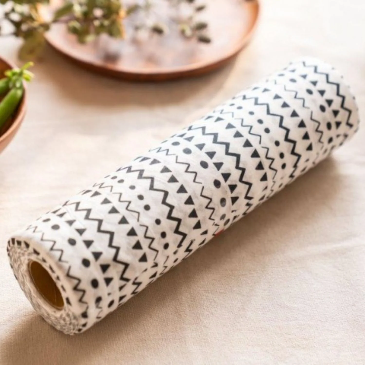 Rouleau d’essuie-tout réutilisable en tissu - Image 4