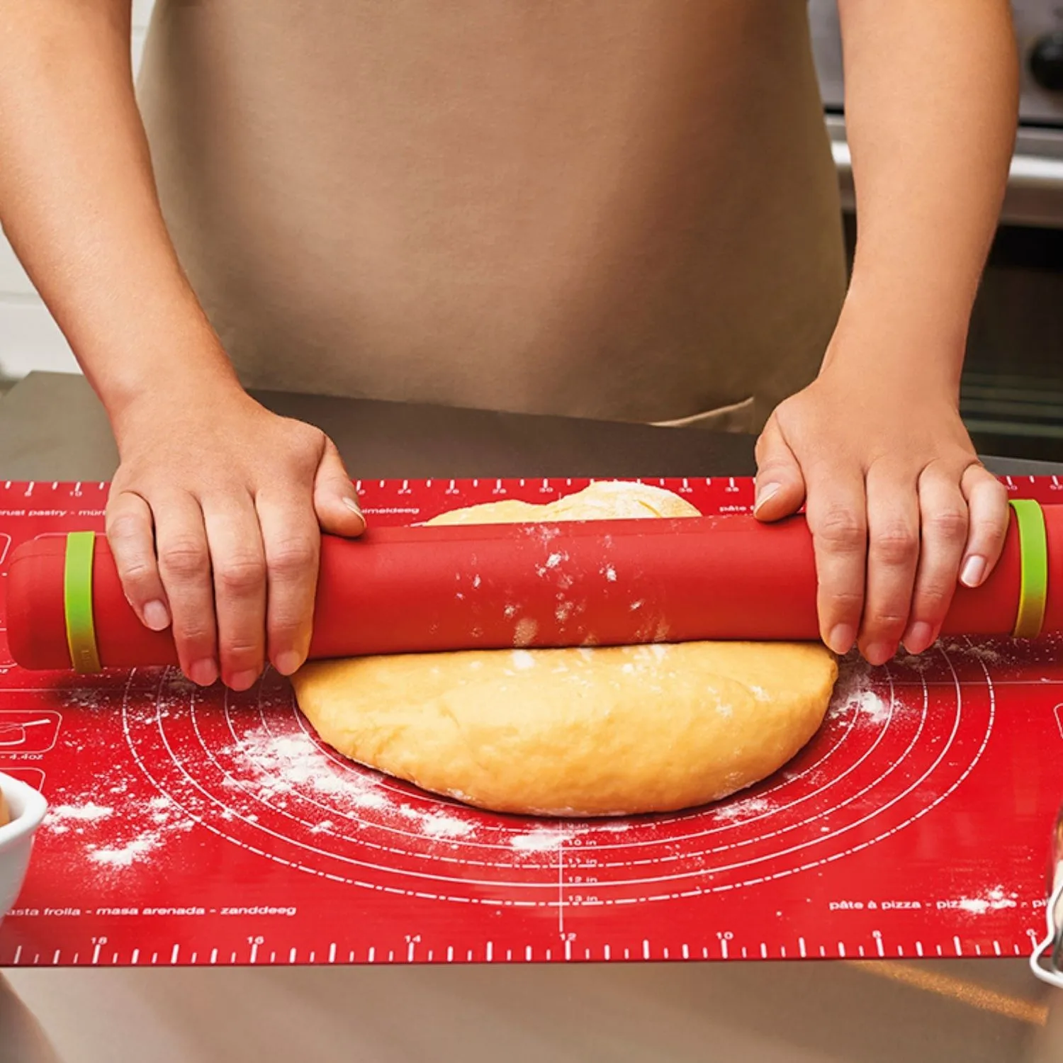 Rouleau à pâtisserie ajustable et anti-adhérent - 41 cm - Image 3