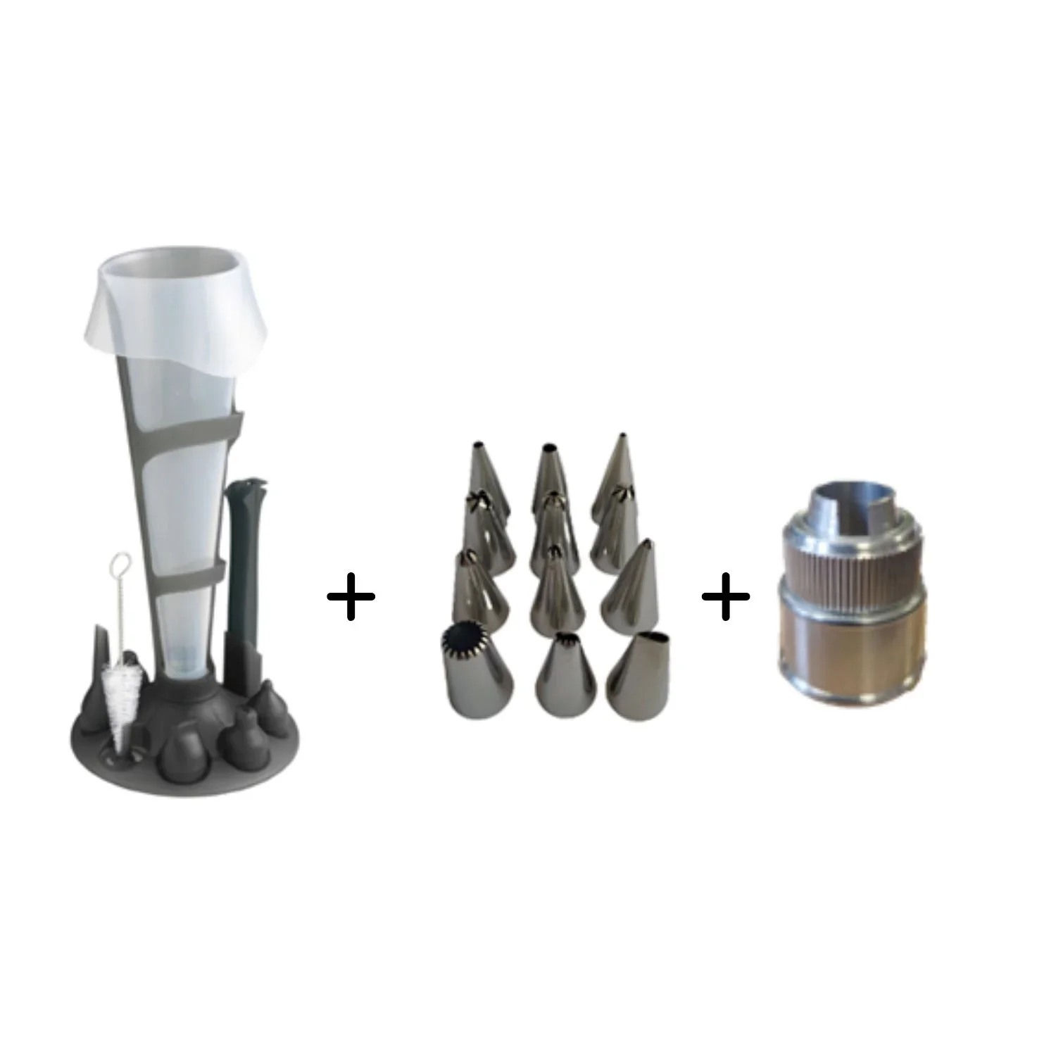 set poche à douilles et douilles inox