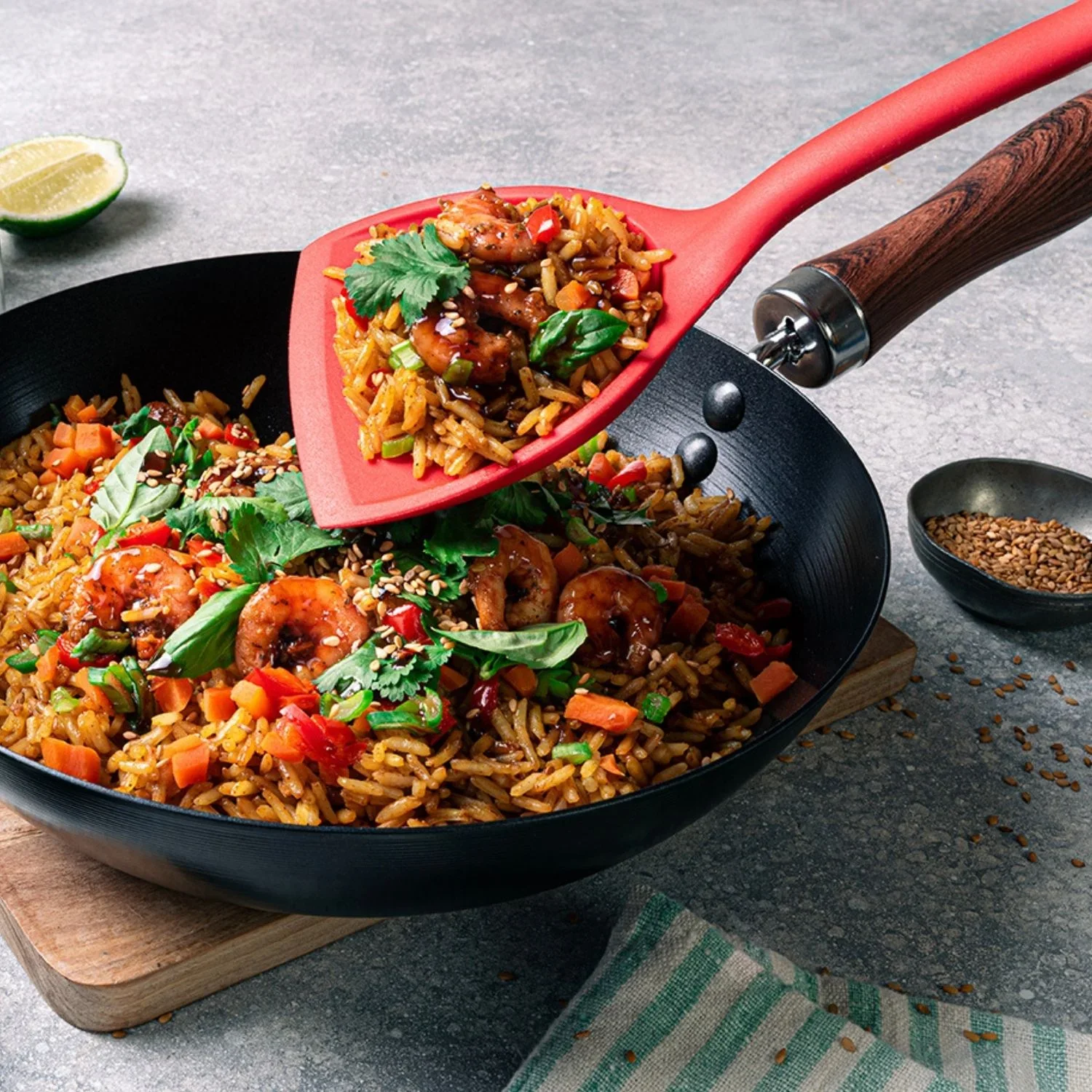 Spatule Wok en Silicone - Image 2