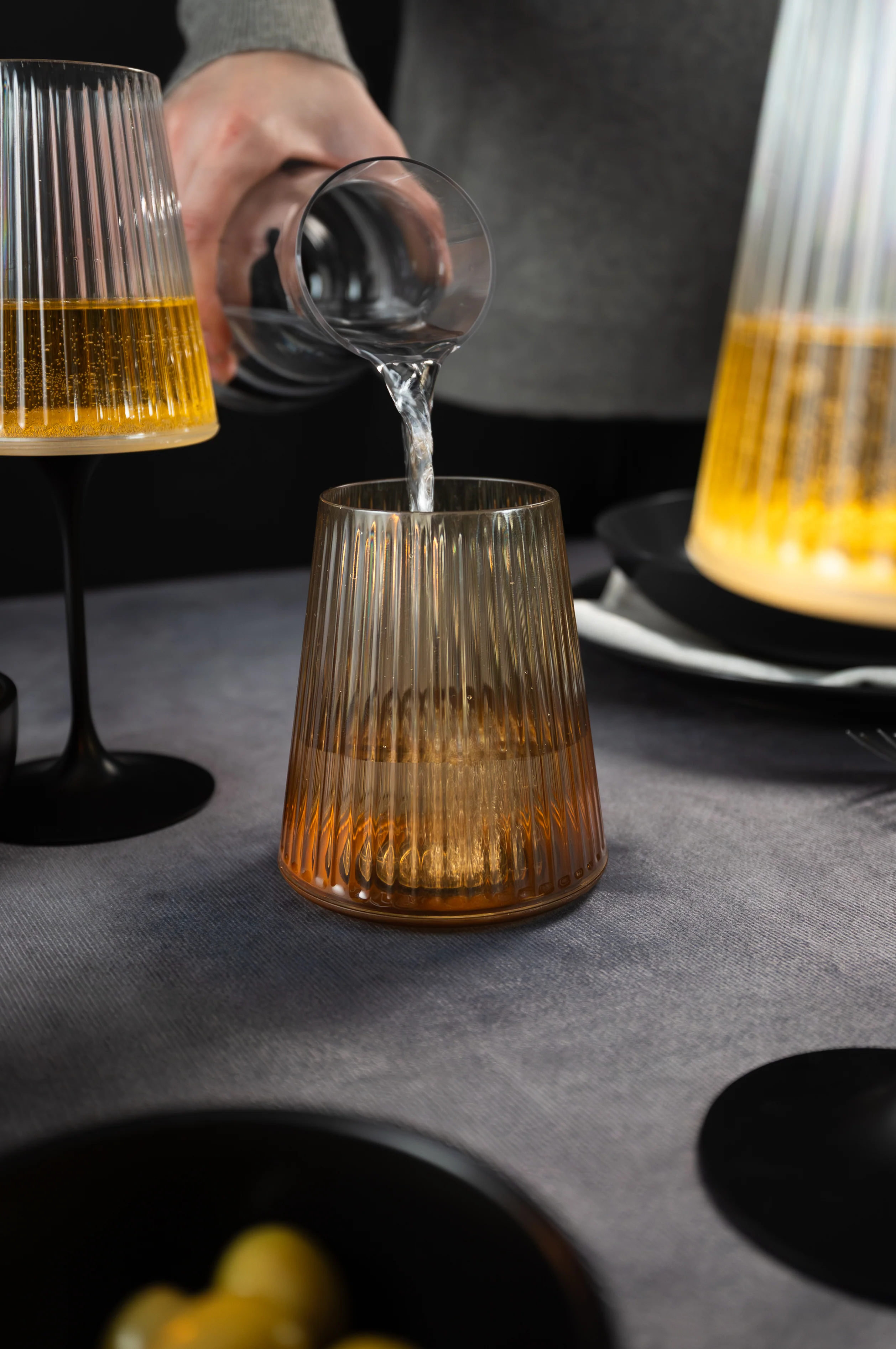 SplitGlass Easy - Verre à eau / vin rouge - ambre - Image 3